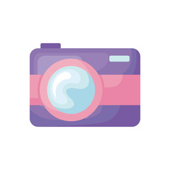 photographic camera device isolated icon