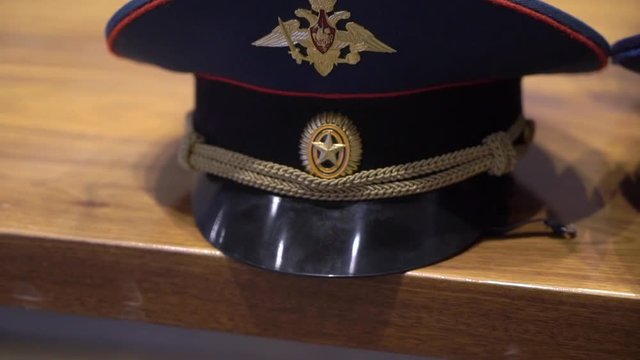 Russian army officer's cap hat