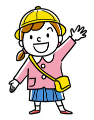 笑顔の幼稚園児、保育園児、園児