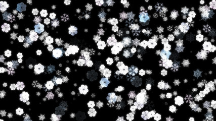 Winter Snow Flake abstract Background