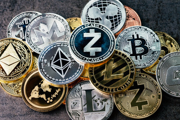 money symbols cryptocurrencies