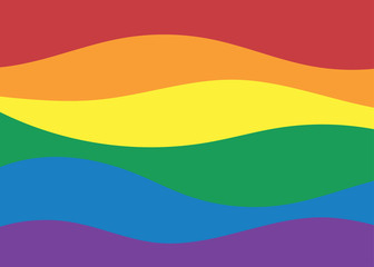 LGBT Rainbow color flag Pride of Gay,Lesbian concept vector background