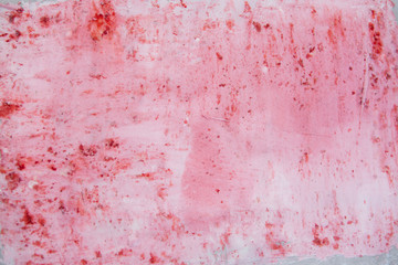 pink texture ice cream with strawberry