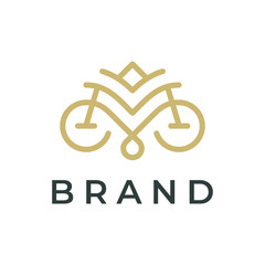 Monogram M logo design concept. Suitable for fashion logo.