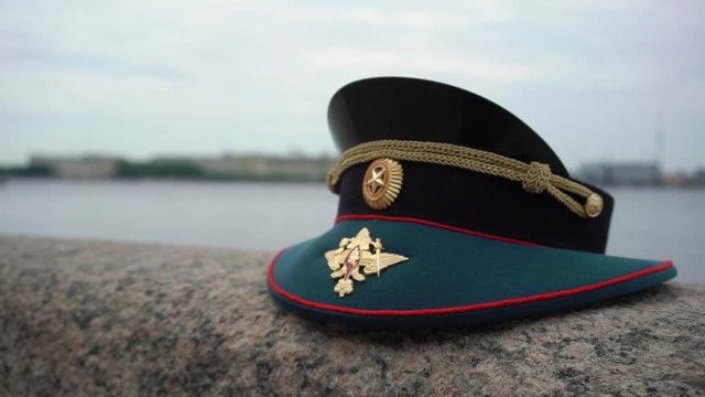 Russian army officer's cap hat