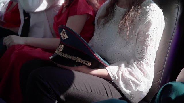 Russian army officer's cap hat