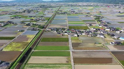 It is a rich rural area of ​​a regional city.