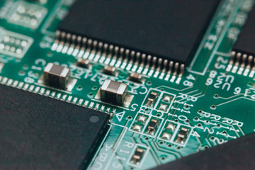 Circuit board repair. Electronic hardware modern technology. Motherboard digital personal computer chip. Tech science background. Integrated communication processor. Information engineering component
