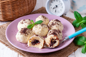 Traditional russian ukrainian cottage cheese 