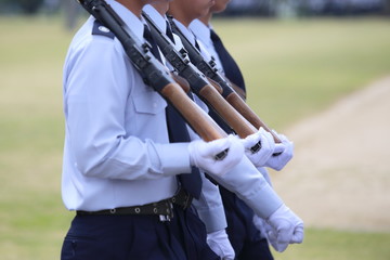 軍の行進