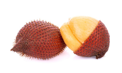 Salak fruit, Salacca zalacca isolated on the white background