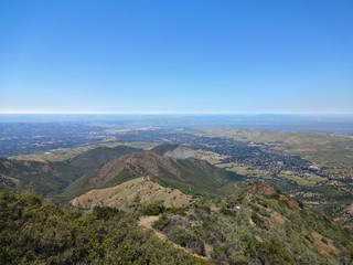 Fototapeta na wymiar Scenic summer natural landscape of California, USA