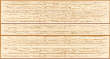 Wooden textures. Vector illustration. Bright brown color. Realistic.