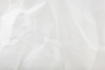 Texture Of Crumpled White Paper
