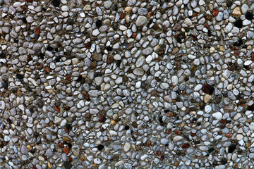 various size rocks on the ground texture