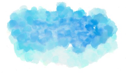 sky blue, light cyan and pale turquoise watercolor graphic background illustration. painting can be used as graphic element or texture