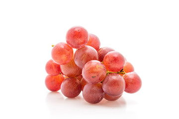 fresh grape on white background
