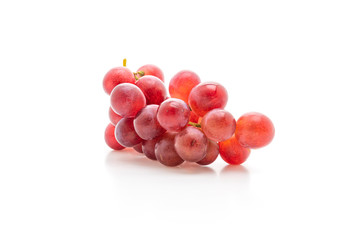 fresh grape on white background