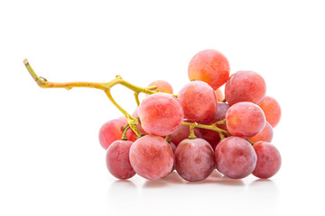 fresh grape on white background