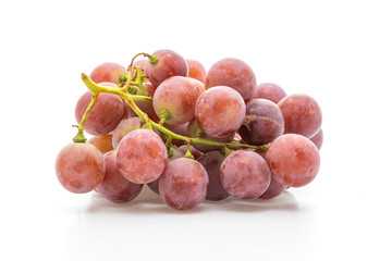 fresh grape on white background