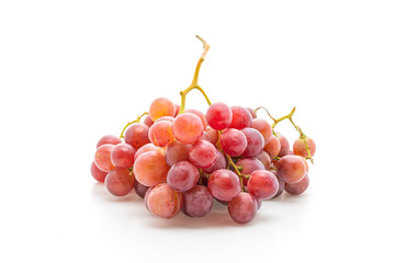 fresh grape on white background