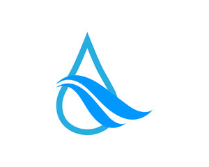 water drop Logo Template vector illustration design