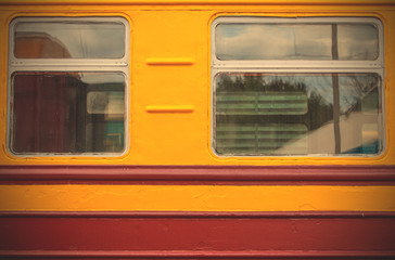 Fototapeta na wymiar retro railway carriage