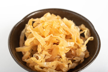 isolated chinese jellyfish on white background