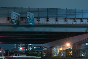 Obraz premium Traffic Images ○吹田JCT周辺