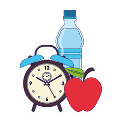 food and healthy life symbols