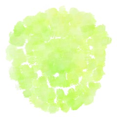 circular painting with khaki, beige and tea green watercolor graphic background illustration