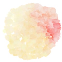 watercolor bisque, light pink and baby pink color. circular painting graphic background illustration