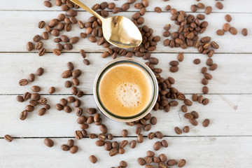 Brewed Espresso Shot in Glass