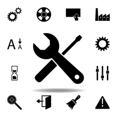 Fototapeta premium Gear, options, preferences, settings, tools icon. Signs and symbols can be used for web, logo, mobile app, UI, UX