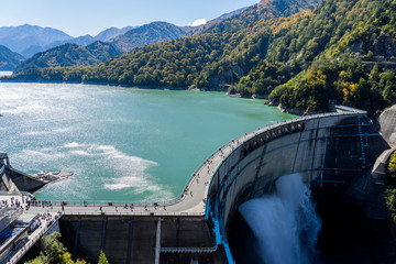 Kurobe Lake and River Dam