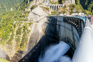 Hydro Power Station And People
