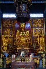 Obraz premium Wuhan - Monastero buddista di Baotang