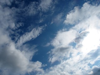 Obraz premium フィルタ越しの青空