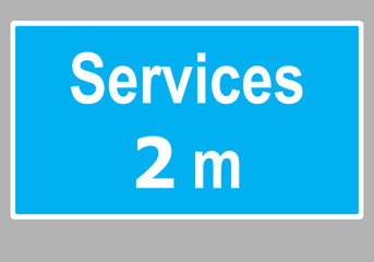 Destination tag next to There is a car maintenance service point.