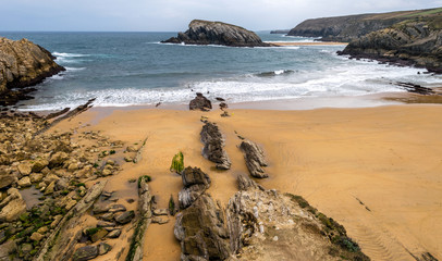 Low tide in the Cantabrian Sea