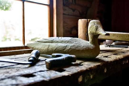 Carved Duck