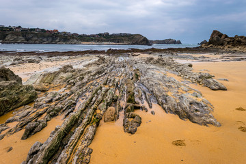 Low tide in the Cantabrian Sea