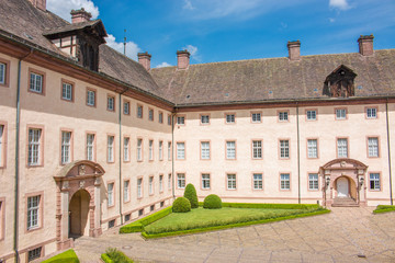 Castle and Monastery Corvey (Kloster Corvey ) UNESCO world heritage (Weltkulturerbe) Höxter North Rhine-Westphalia