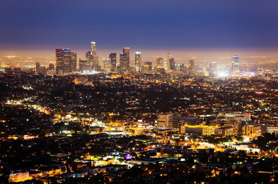 Large City at Night