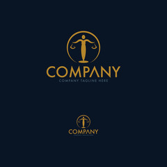 Luxury Lawyer Logo Design Template