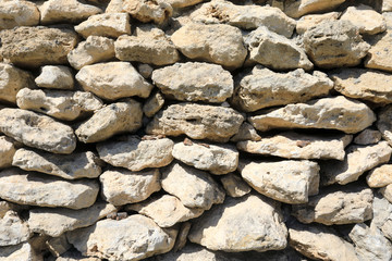 Part of stone wall