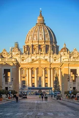 Deurstickers Saint Peter Basilica in Vatican Rome © pab_map
