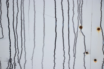 Black paint drip smear texture background