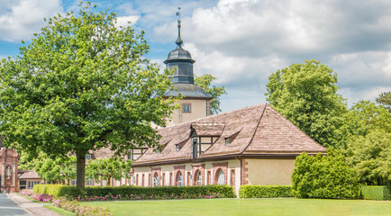 Castle and Monastery Corvey (Kloster Corvey ) UNESCO world heritage (Weltkulturerbe) Höxter North...