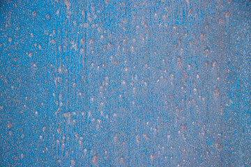 Blue painted worn wood grunge background texture